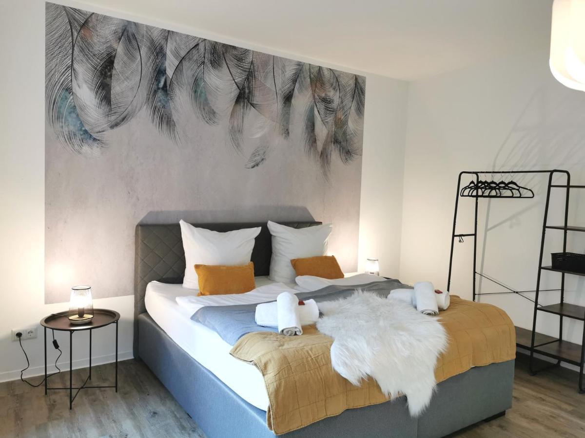 Bohnapartments - Town House Am Stadtpark - Gratis Parkplatz - Wlan Erfurt Buitenkant foto