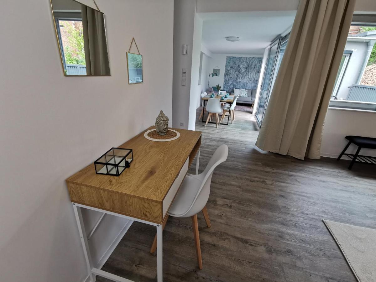 Bohnapartments - Town House Am Stadtpark - Gratis Parkplatz - Wlan Erfurt Buitenkant foto