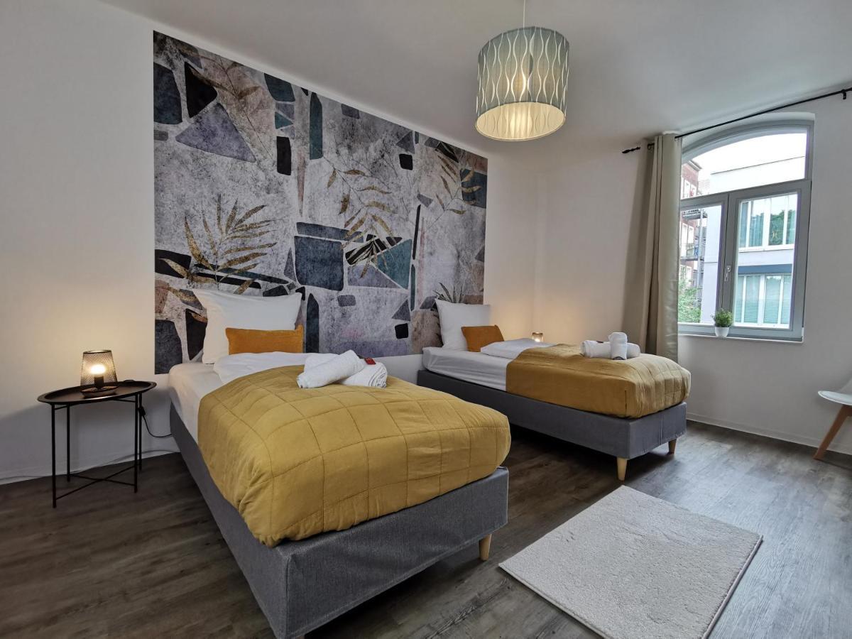 Bohnapartments - Town House Am Stadtpark - Gratis Parkplatz - Wlan Erfurt Buitenkant foto