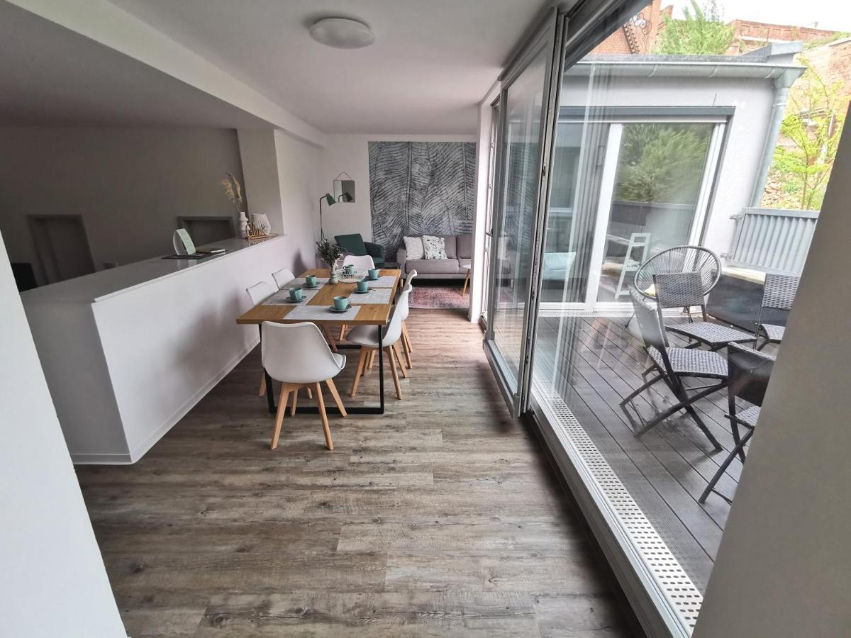 Bohnapartments - Town House Am Stadtpark - Gratis Parkplatz - Wlan Erfurt Buitenkant foto