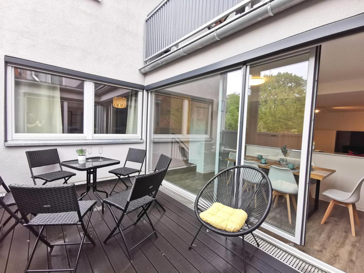 Bohnapartments - Town House Am Stadtpark - Gratis Parkplatz - Wlan Erfurt Buitenkant foto